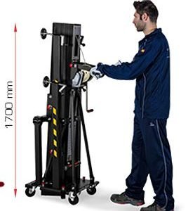 Hebefuß ULK 400 – Tragfähigkeit 200 kg, Hub 5000 mm