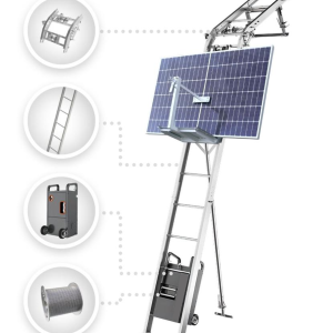 Solar-Lastenaufzug „SolarClimber“ – Hubpaket bis 21 m