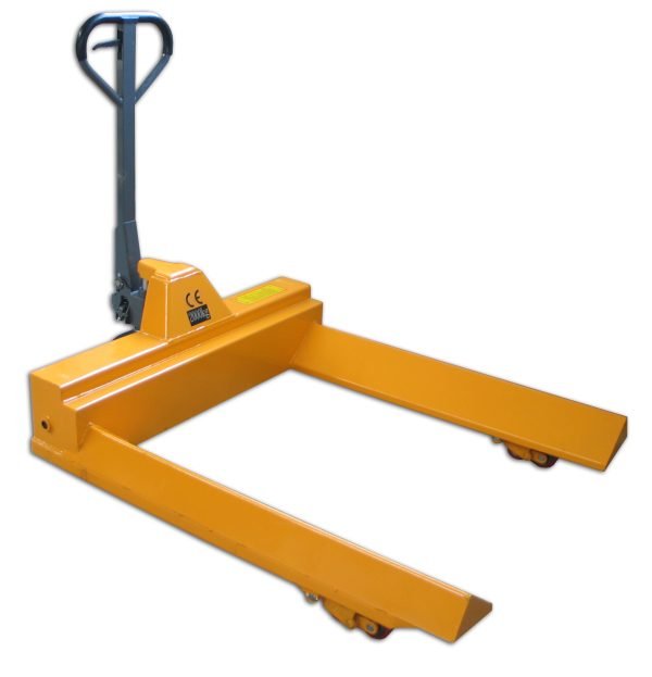 Niederhubwagen für Rollen PHW 8/12 – Tragfähigkeit 2000 kg, Rollen von 800–1200 mm