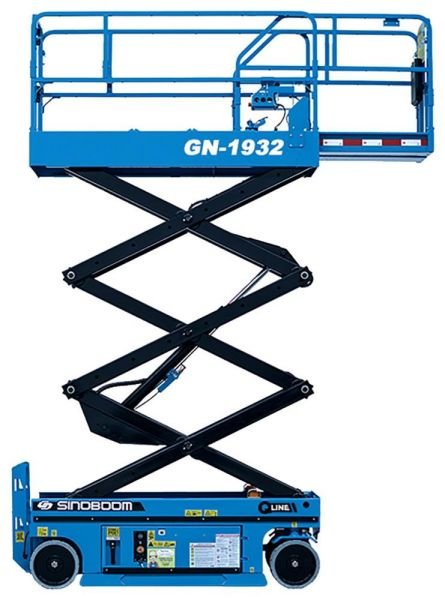 Elektrische Scherenarbeitsbühne Sinoboom GN-1932/1930E – Arbeitshöhe bis 8 m