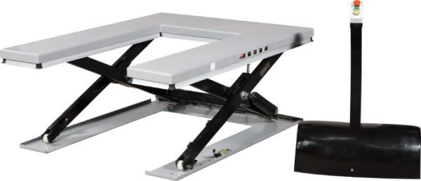 Hubtisch SU1500 – U-Profil, Tragfähigkeit 1500 kg, Hubhöhe 860 mm