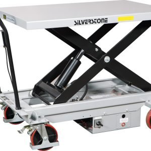Silverstone Elektrischer Scherenhubtisch – Tragfähigkeit 1000 kg, Hubweg 1220 mm
