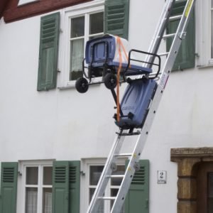 Standard-Batterie-Hebemodul für GEDA-Leiter – Tragfähigkeit 120 kg