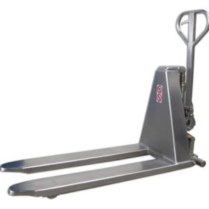 Scherenhubwagen SHW 1000 V QTeck – Tragfähigkeit 1000 kg, aus Edelstahl